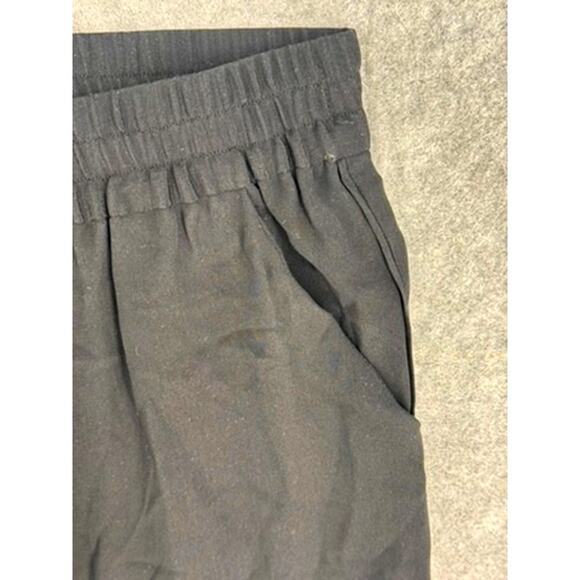 LAN JAENICKE Pants Silk Joggers Black Size Large - Picture 3 of 6